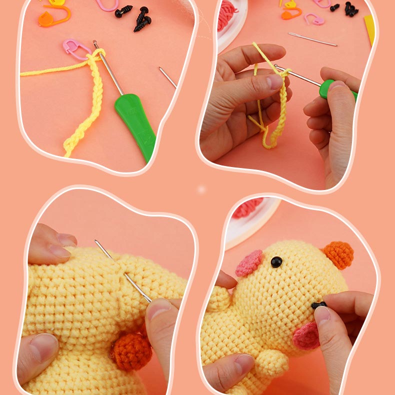 Light Yellow Diy Doll Material Sets Decoration