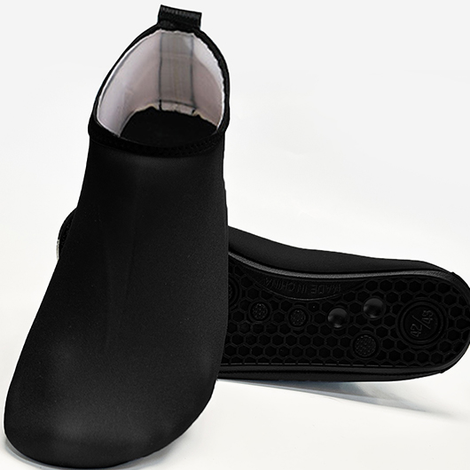 Rubber Anti Slippery Black Waterproof Water Shoes
