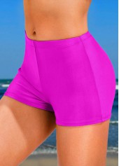 Floral Print Smocked Hot Pink Tankini Set