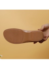 Black Open Toe Falt Flip Flops