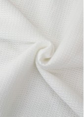 Double Straps White Scoop Neck Camisole Top