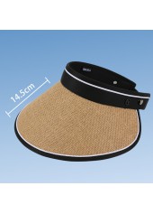 Light Camel Weave Detail Sun Hat