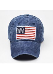 American Flag Hat Blue Baseball Cap