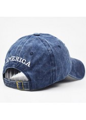 American Flag Hat Blue Baseball Cap