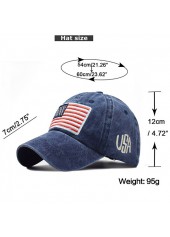 American Flag Hat Blue Baseball Cap