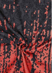 Dark Grey Marl Circular Ring Plus Size Tank Top