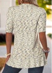 Light Coffee Open Front Regular Sleeve Coat