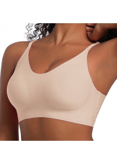 Scoop Seamless Skin Color Breathable Bra
