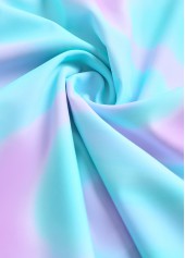 Ombre Ruffle Multi Color Tankini Set