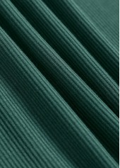 Geometric Print Sage Green Fake Two Piece Twinset