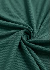 Geometric Print Sage Green Fake Two Piece Twinset