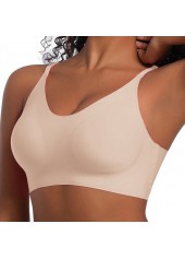 Scoop Seamless Skin Color Breathable Bra