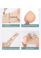 Scoop Seamless Skin Color Breathable Bra