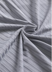 Plus Size Grey Tribal Print Patchwork Tankini Set