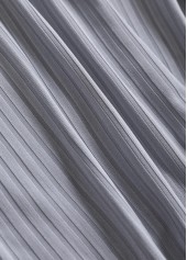 Plus Size Grey Tribal Print Patchwork Tankini Set