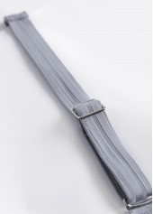 Plus Size Grey Tribal Print Patchwork Tankini Set