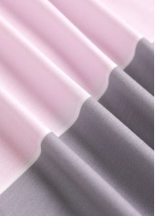 Striped Two Piece Pink Cardigan  and Tank Top