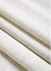 Patchwork Light Grey Long Sleeve Hoodie