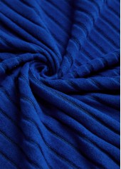 Plaid Button Blue Long Sleeve Fake Two Piece Twinset