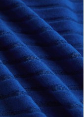 Plaid Button Blue Long Sleeve Fake Two Piece Twinset