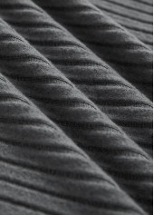 Striped Patchwork Orange Long Sleeve Turn Down Collar Sweatshirt