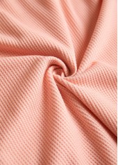 Halloween Dusty Pink Plus Size Patchwork Long Sleeve Sweatshirt