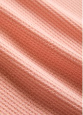 Halloween Dusty Pink Plus Size Patchwork Long Sleeve Sweatshirt