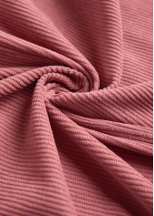 Plus Size Dusty Pink Corduroy Waistcoat