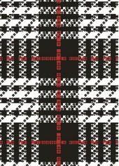 Plaid Patchwork Black Long Sleeve Coat