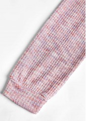 Round Neck Multi Color Long Sleeve Sweatshirt