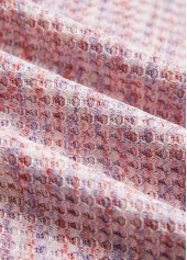 Round Neck Multi Color Long Sleeve Sweatshirt