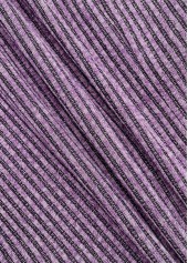 Plus Size Tummy Coverage Dusty Purple Long Sleeve Dress