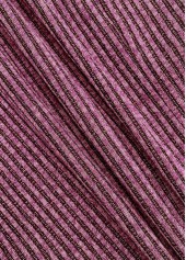 Patchwork Wine Red A Line Long Sleeve Dress