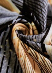 Plus Size Light Grey Marl Criss Cross T Shirt