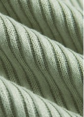 Fake 2in1 Light Green Long Sleeve T Shirt