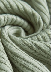 Fake 2in1 Light Green Long Sleeve T Shirt