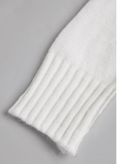 Leopard Patchwork Light Camel Long Sleeve V Neck Sweater