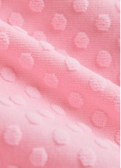 Patchwork Criss Cross Pink Bikini Set