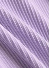 Criss Cross Light Purple One Piece Swimdress