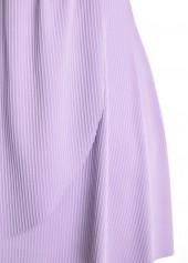 Criss Cross Light Purple One Piece Swimdress