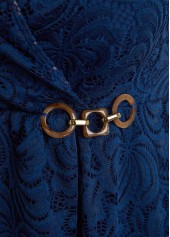 Surplice Navy Lace One Piece Swimdress