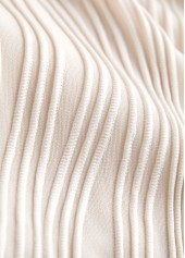 Bowknot Jacquard Beige One Piece Swimdress