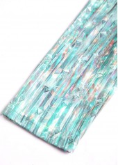 Plus Size Sage Green Dazzle Colorful Print T Shirt