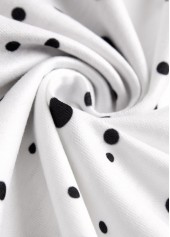 Plus Size White Valentine's Day Print T Shirt