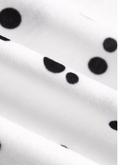 Plus Size White Valentine's Day Print T Shirt