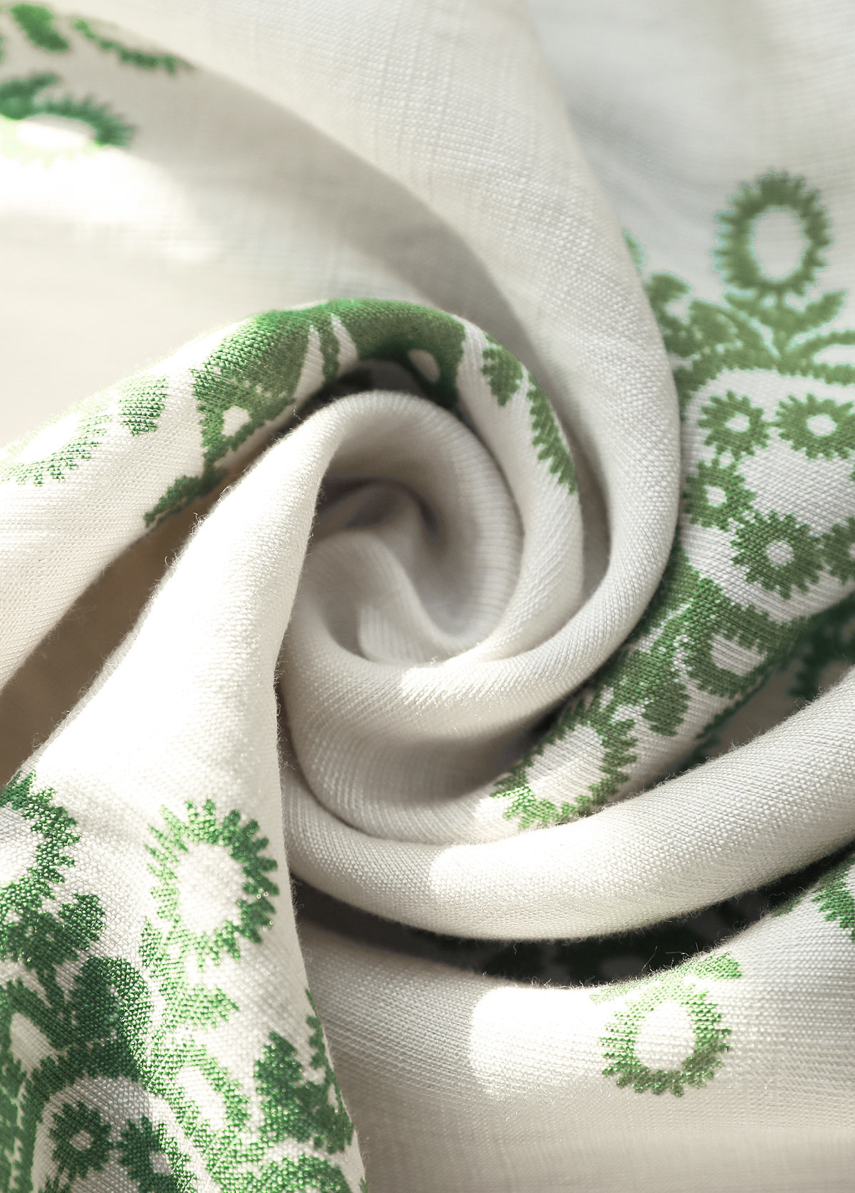 Tribal Print Embroidery Raw White Maxi Sleeveless Dress