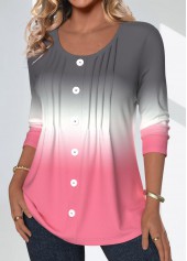 Ombre Pink T Shirt