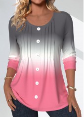 Ombre Pink T Shirt