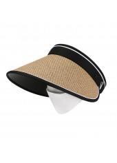 Light Camel Weave Detail Sun Hat