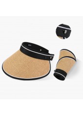 Light Camel Weave Detail Sun Hat